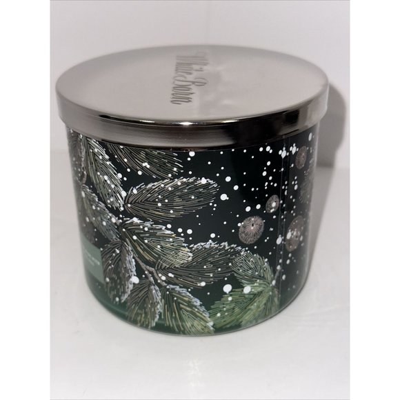 Bath & Body Works Winter Pear Forest White Barn 3 Wick Candle 14.5oz 2023 NEW - Picture 9 of 16
